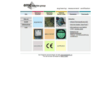 Tablet Screenshot of emc.ch